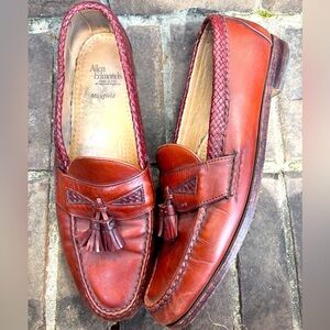 EUC Allen Edmonds Maxfield Oxford Men's Shoe Brown Tassel Loafer | Sz 14 B